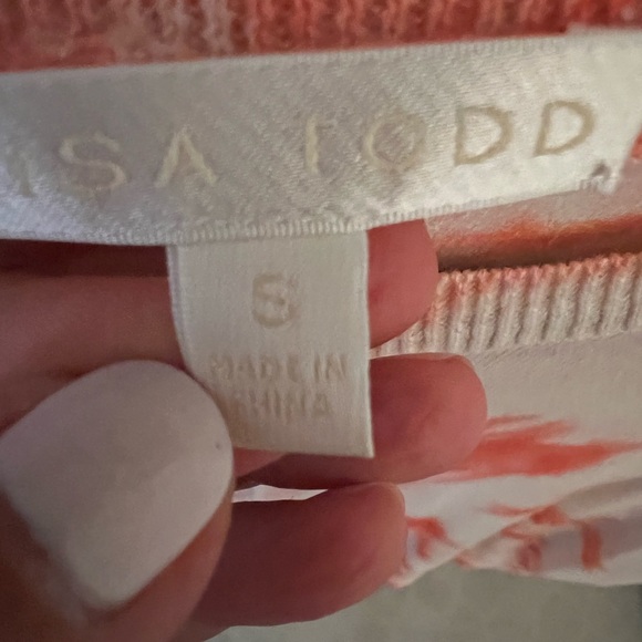 NWOT $200 Lisa Todd The Spritz Cotton/Linen Sweater, Size Small - Picture 7 of 7